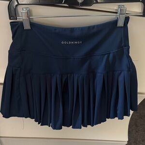 Goldhinge Women's Navy Mini Skirt